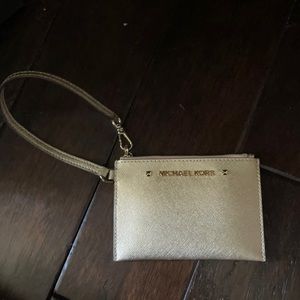 BRAND NEW gold michael kors mini Wallet